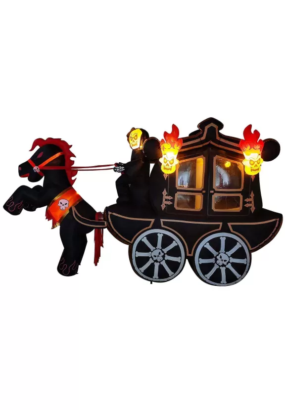 Best Joyin 12 Foot Inflatable Halloween Carriage Decoration