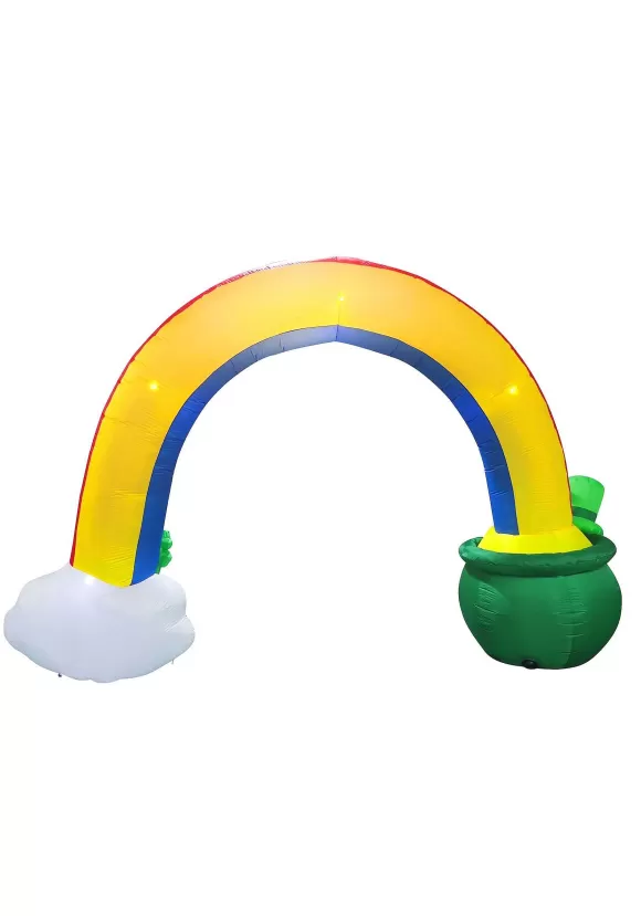 Hot Joyin 12 Foot Tall Giant Rainbow & Cauldron Arch Inflatable