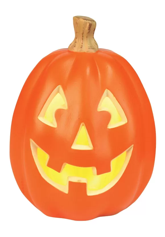 Online FUN Costumes 12" Light Up Pumpkin Halloween Decoration