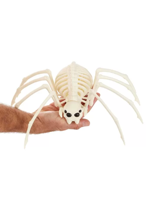 Fashion Seasons (HK) Ltd. 13.6 Inch Black Light Ghostly Spooky Spider Skeleton