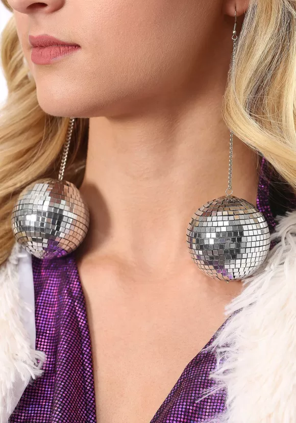 Flash Sale FUN Costumes 1960S Mod Disco Ball Earrings