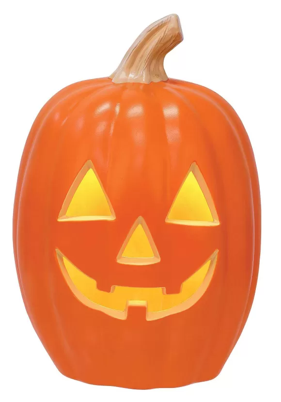 Outlet FUN Costumes 20" Light Up Pumpkin Halloween Decoration