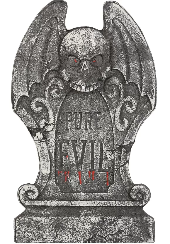 Clearance Amscan 22" Pure Evil Tombstone Decoration