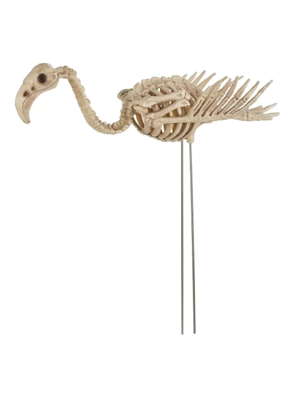 Discount Seasons (HK) Ltd. 26.5" Skeleton Flamingo Decoration