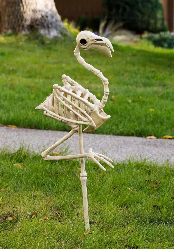 Best Seasons (HK) Ltd. 34-Inch Flamingo Skeleton Halloween Prop