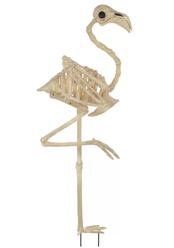 Best Seasons (HK) Ltd. 34-Inch Flamingo Skeleton Halloween Prop