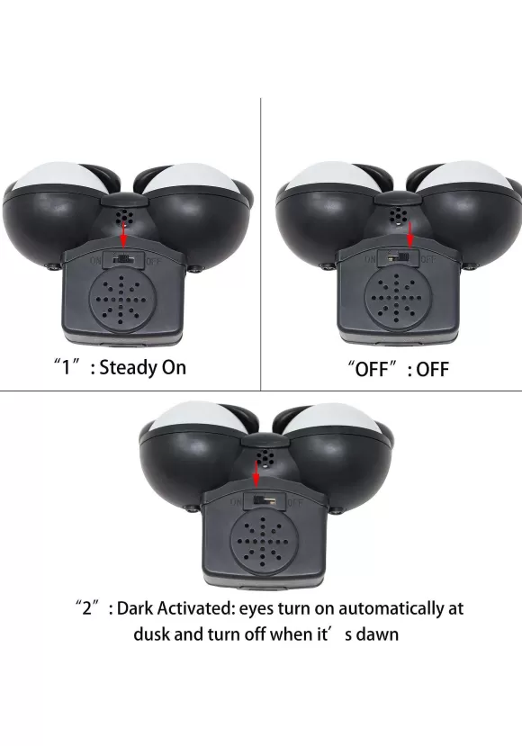 Best Joyin 3 Pack Dark-Activated Flashing Peeping Eyes Lights Set