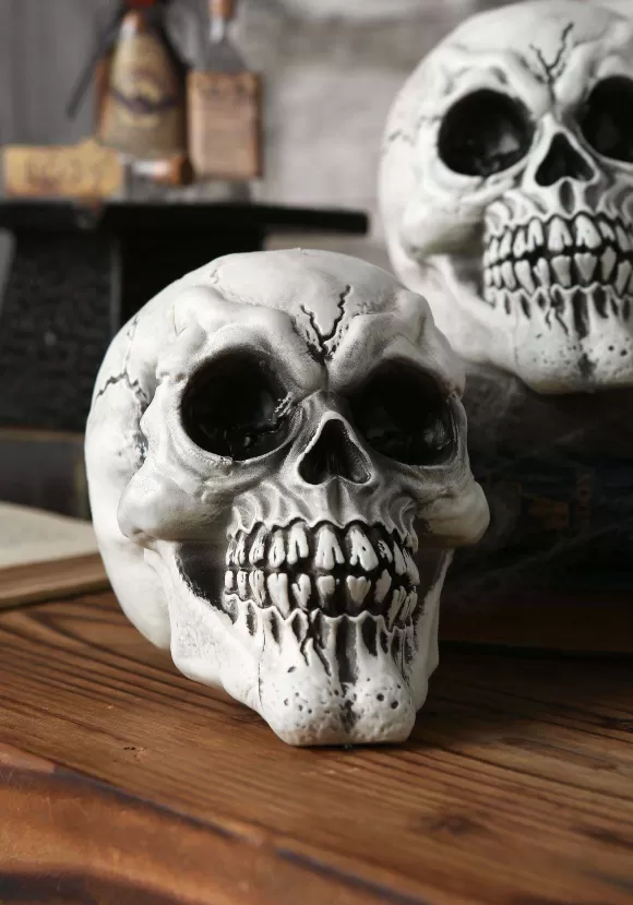 Best FUN Costumes 3-Pack Of Large Skulls Table Decoration