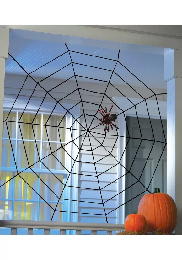 Flash Sale Fun World 5Ft Black Widow Rope Web Halloween Prop