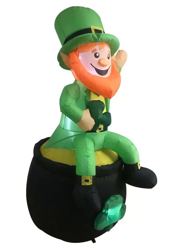 Sale Joyin 5Ft Tall Sitting Leprechaun Inflatable Decoration