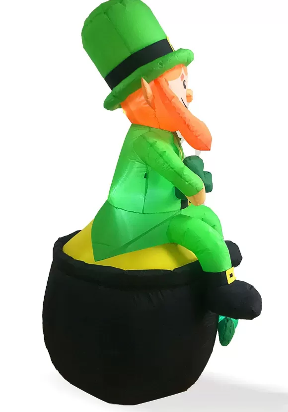 Sale Joyin 5Ft Tall Sitting Leprechaun Inflatable Decoration