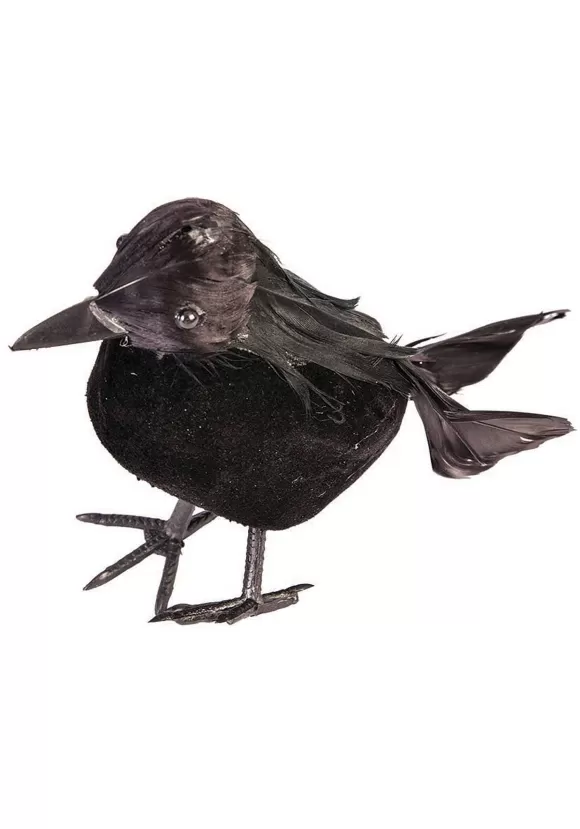 Discount Forum Novelties, Inc 5-Inch Black Crow Decoration