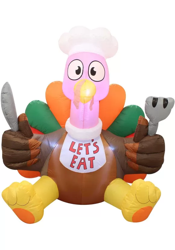 Fashion Joyin 6Ft Inflatable Let'S Eat Turkey Decoration