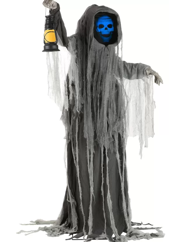 Hot FUN Costumes 6Ft Looming Phantom Animated Halloween Decoration