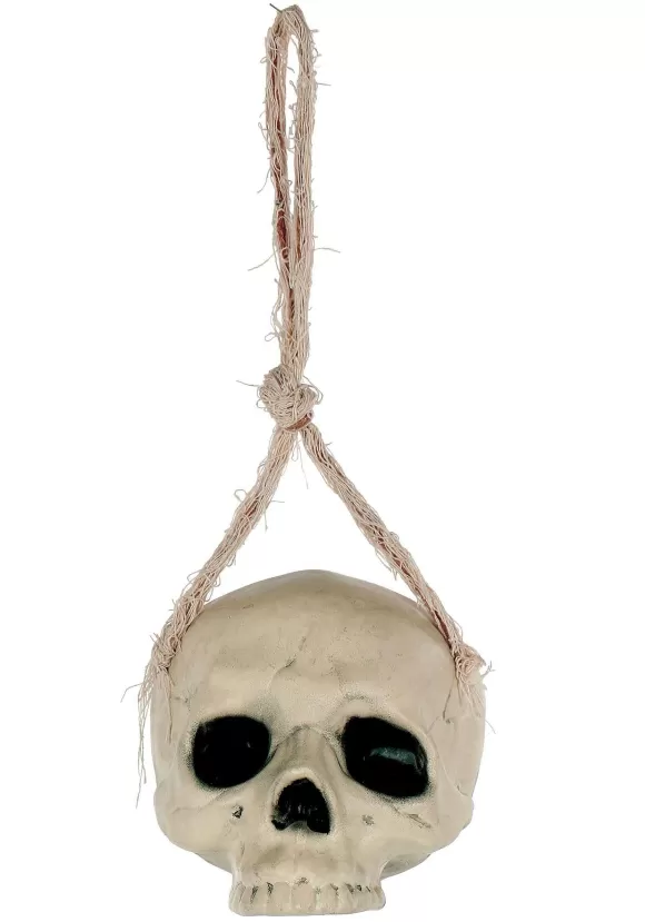 Cheap FUN Costumes 6-Inch Hanging Skull Halloween Decoration