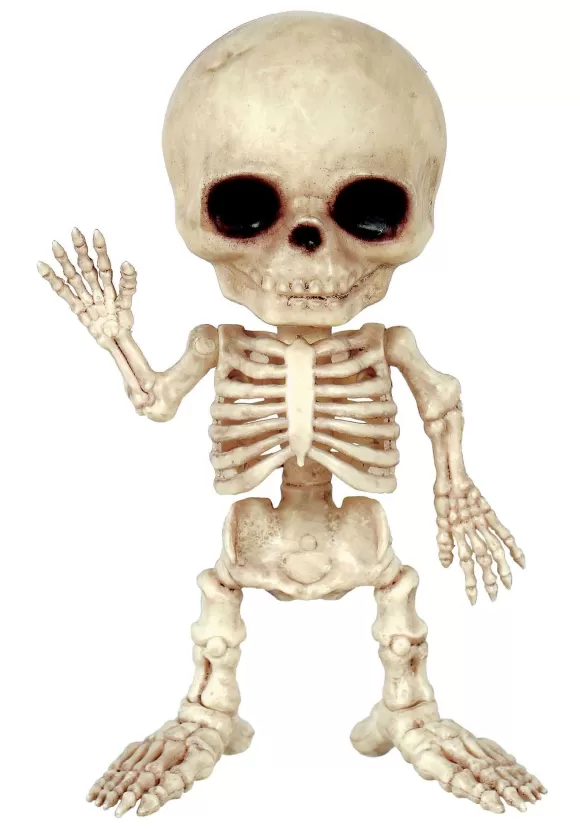 Store FUN Costumes 7-Inch Mini Skeleton Halloween Decoration