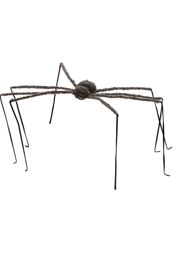 Outlet Fun World 90 Inch Fuzzy Spider Decor