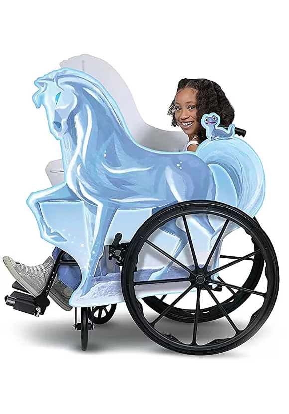 Fashion Disguise Adaptive Frozen Ice Nokk Wheelchair Cover Costume