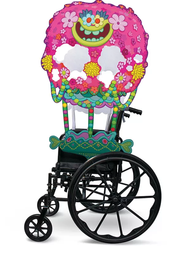 Flash Sale Disguise Adaptive Trolls Wheelchair Cover Costume