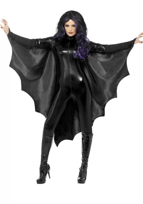 Clearance Smiffys Adult Black Bat Wings