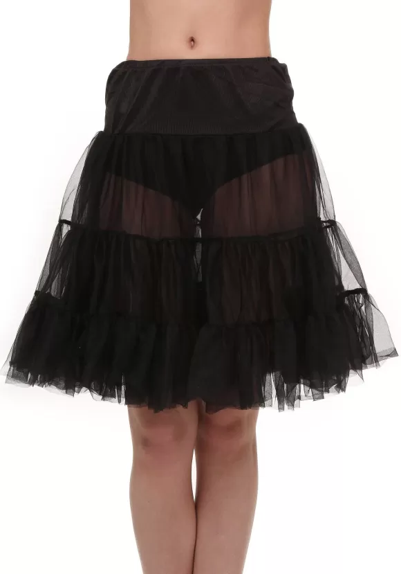 Shop FUN Costumes Adult Black Knee Length Crinoline