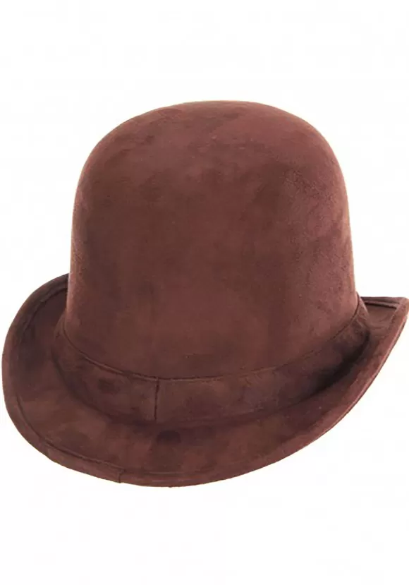 Sale FUN Costumes Adult Brown Derby Top Hat