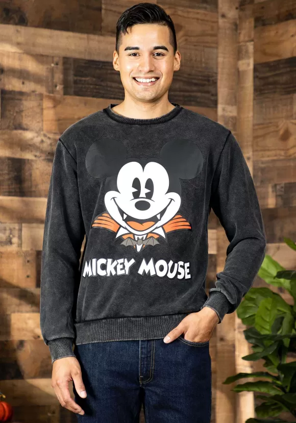 Online Cakeworthy Adult Mickey Vampire Crewneck