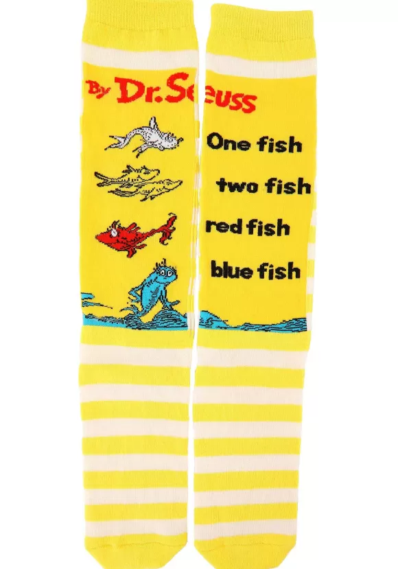 Clearance FUN Costumes Adult Dr. Seuss Book Cover Socks Set