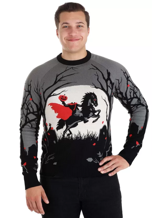 Cheap FUN Wear Adult Headless Horseman Halloween Sweater