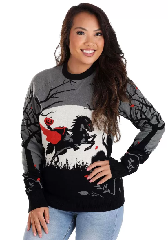 Cheap FUN Wear Adult Headless Horseman Halloween Sweater