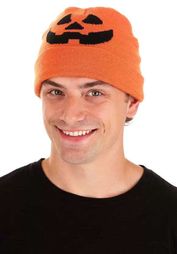 Online FUN Costumes Adult Jack-O-Lantern Halloween Beanie