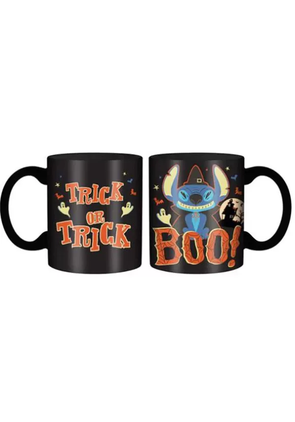 Store Silver Buffalo Adult Lilo And Stitch Boo Halloween 20Oz Ceramic Mug