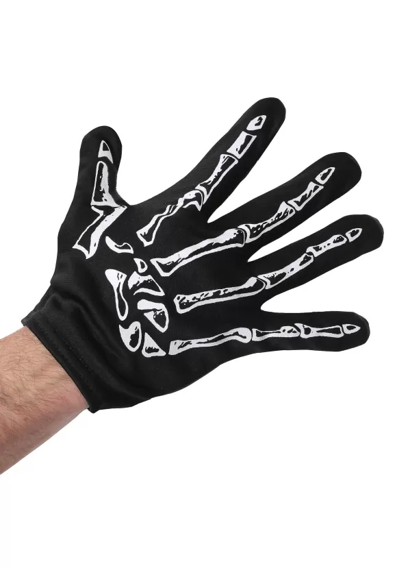 Online FUN Costumes Adult Mens Skeleton Gloves