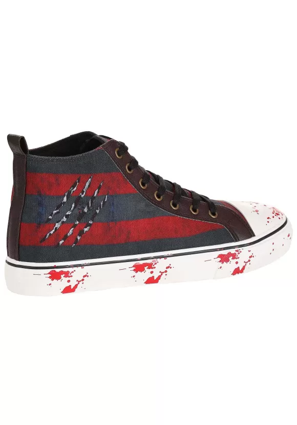 Cheap Ground Up Adult Nightmare On Elm Street Freddy Krueger Sneakers