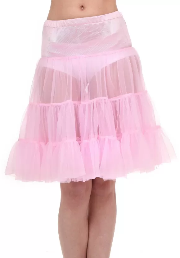 Fashion FUN Costumes Adult Pink Knee Length Crinoline