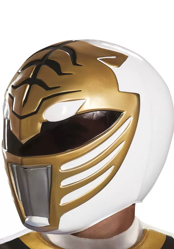 Cheap Disguise Adult Power Rangers White Ranger Helmet