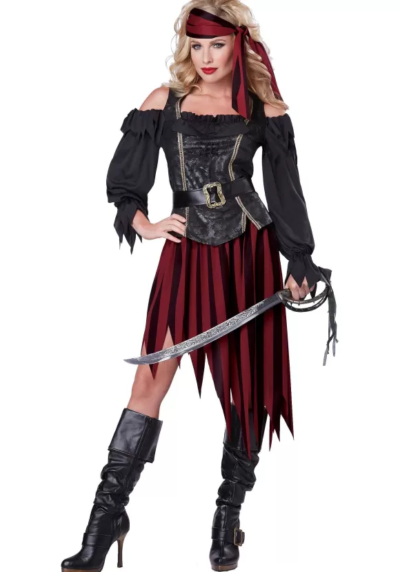 Online California Costume Collection Adult Queen Of The High Seas Costume