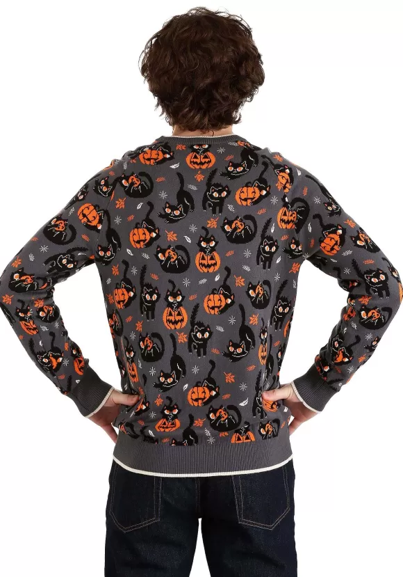 Best Sale FUN Wear Adult Quirky Kitty Halloween Sweater