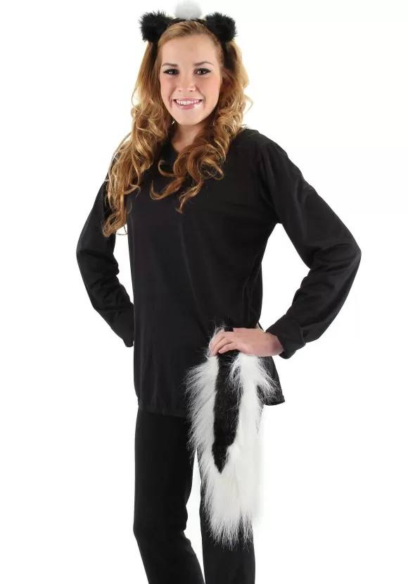 Cheap FUN Costumes Adult Skunk Ears & Tail Set