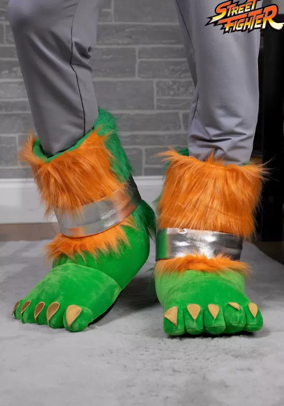 Fashion FUN Costumes Adult Street Fighter Blanka Costume Slippers