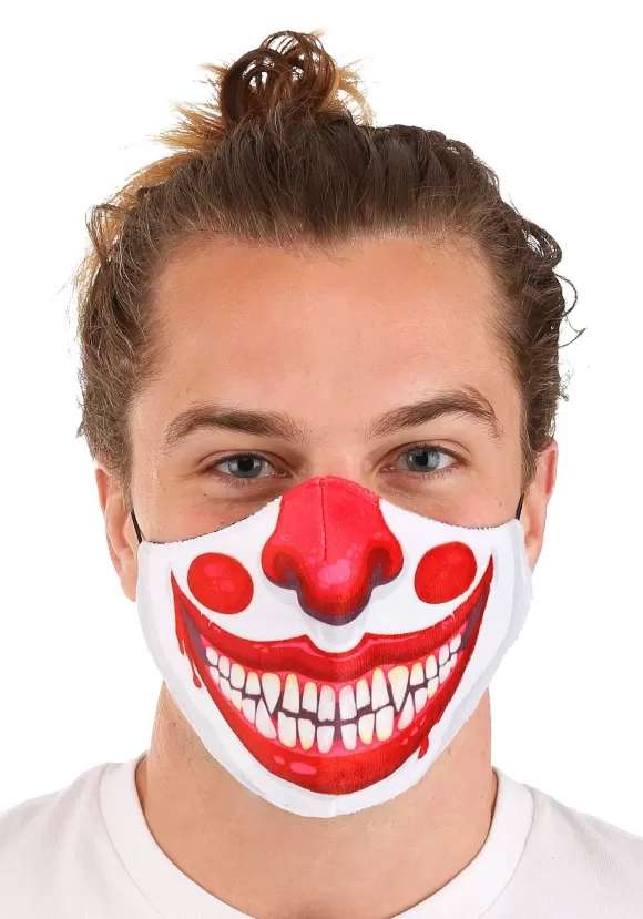 Best FUN Costumes Adult'S Clown Sublimated Face Mask