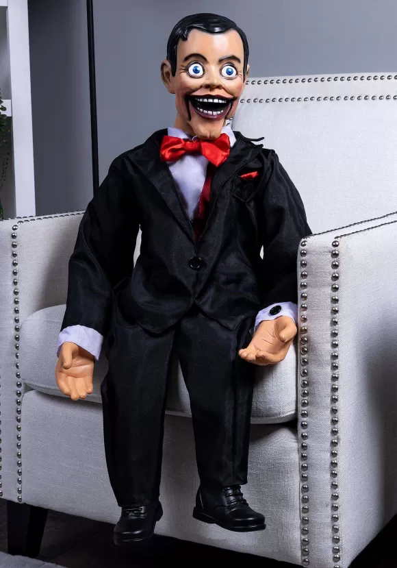 Discount FUN Costumes Animated Creepy Ventriloquist Dummy Decoration