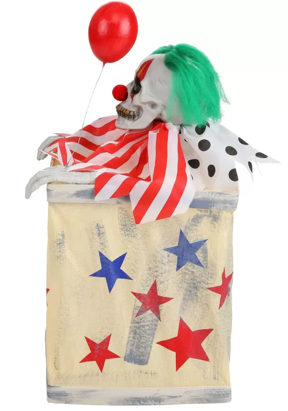 Online FUN Costumes Animated Evil Clown In Box Halloween Prop