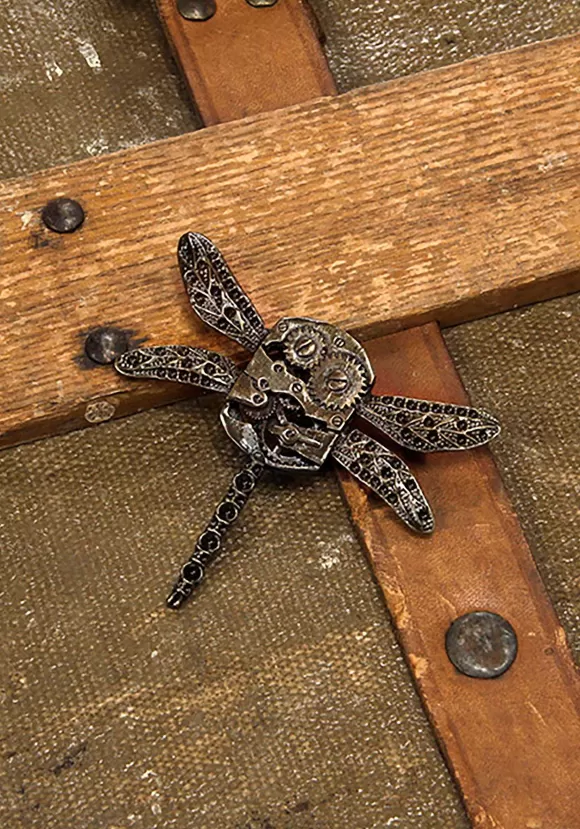 Store FUN Costumes Antique Dragonfly Gear Steampunk Pin