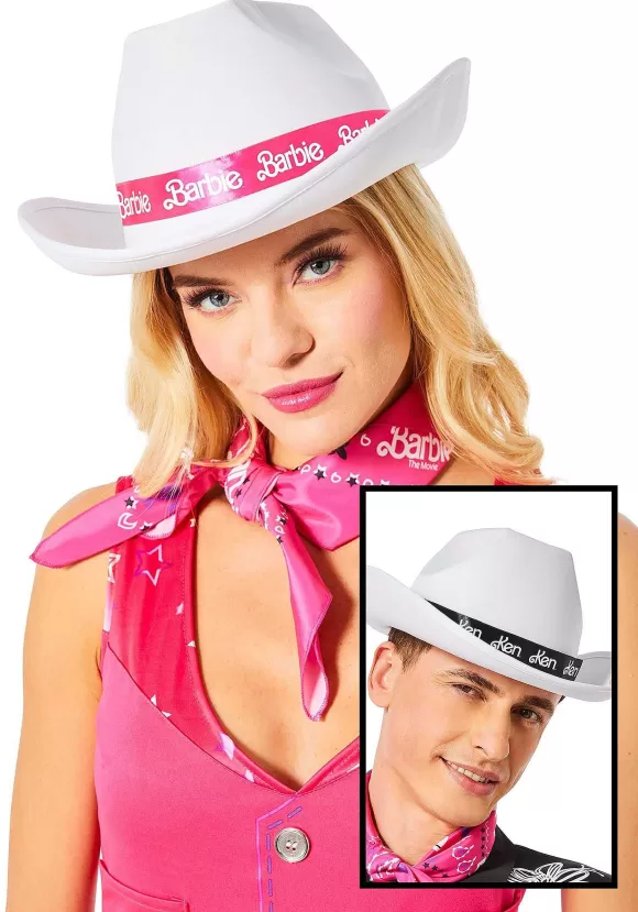 Cheap InSpirit Barbie Movie Barbie/Ken Cowgirl Hat For Adults