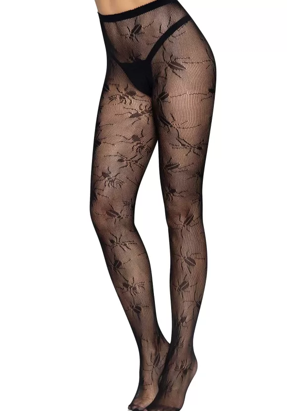 Hot Leg Avenue Beetle Net Tights For Women