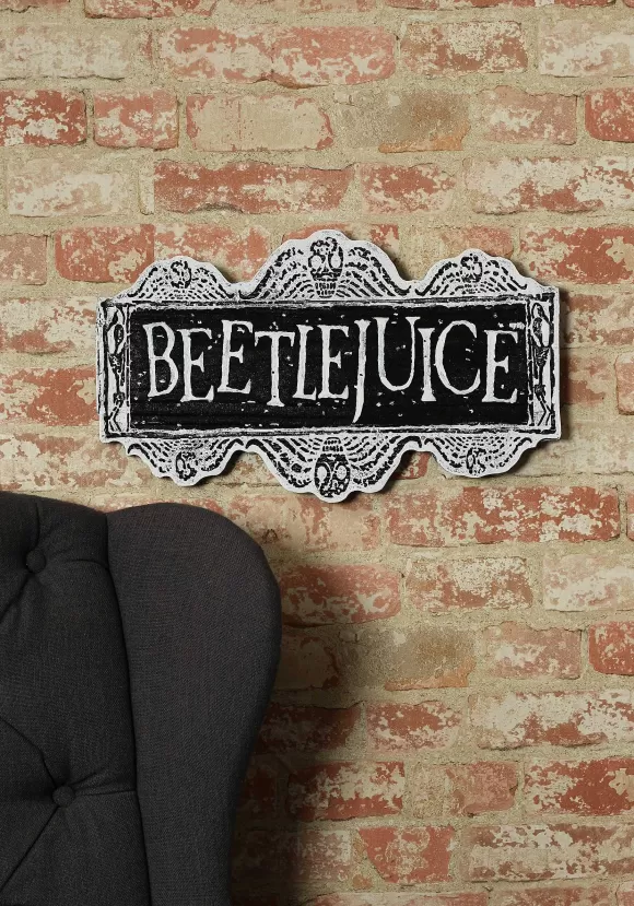 Hot Ruby Slipper Company LLC Beetlejuice Decorative Sign