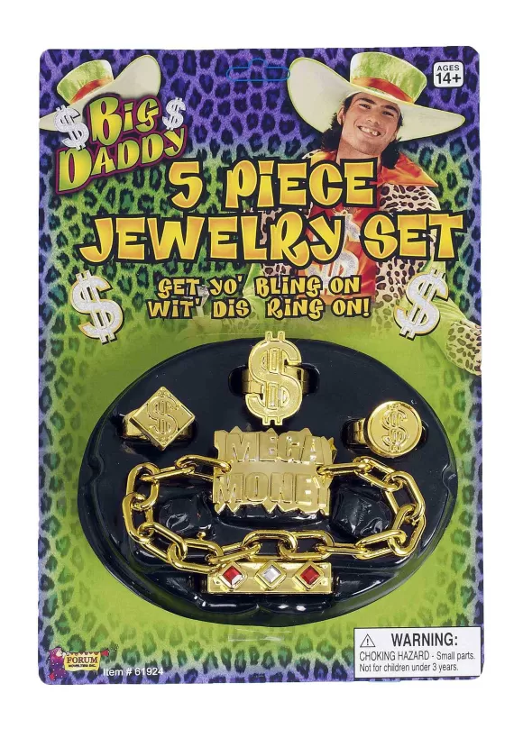 Fashion Forum Novelties, Inc Big Daddy Jewelry Set