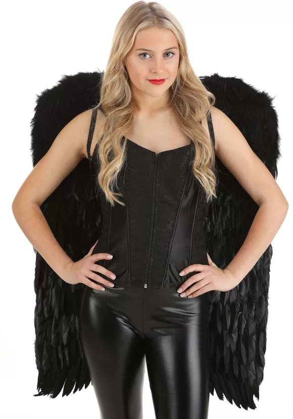 Outlet FUN Costumes Black Angel Costume Wings