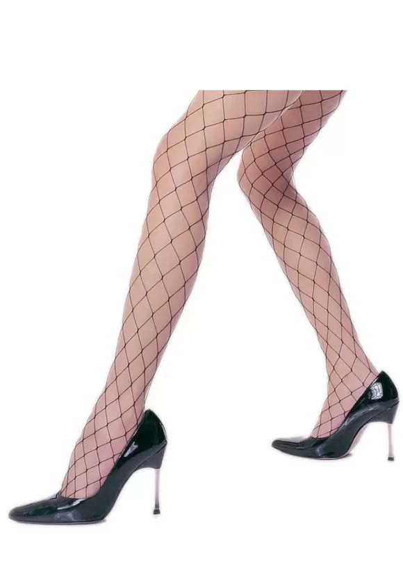 Sale Leg Avenue Black Fence Net Pantyhose For Adults